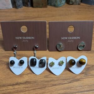 S925 Crystal Earrings (1 Pair, You Pick)